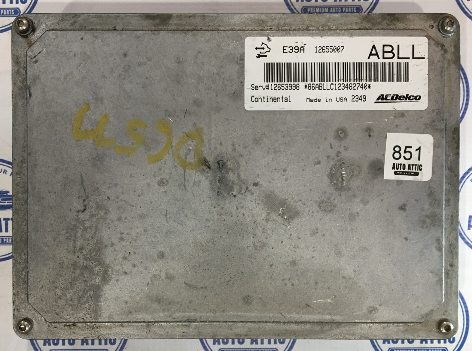 2013-2019 Cadillac GM E39 A ECM ECU 12653998 OEM
