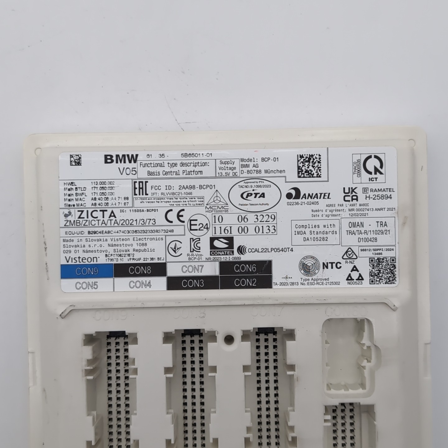 2024 2025 BMW X2 X1 U10 U11 BCP V05 Basis Central Platform Module OEM 5B65011