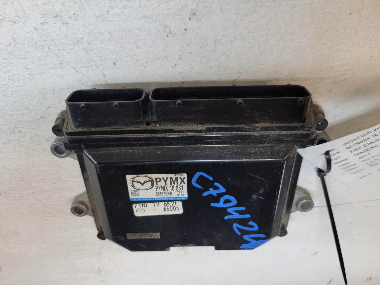 2017 Mazda CX-5 2.5L Engine Control Module Computer ECM ECU PCM OEM PYMX 18 881
