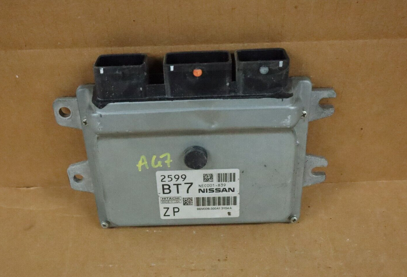 2014 Nissan Versa 1.6L Engine Computer Control Module ECM ECU OEM NEC001839