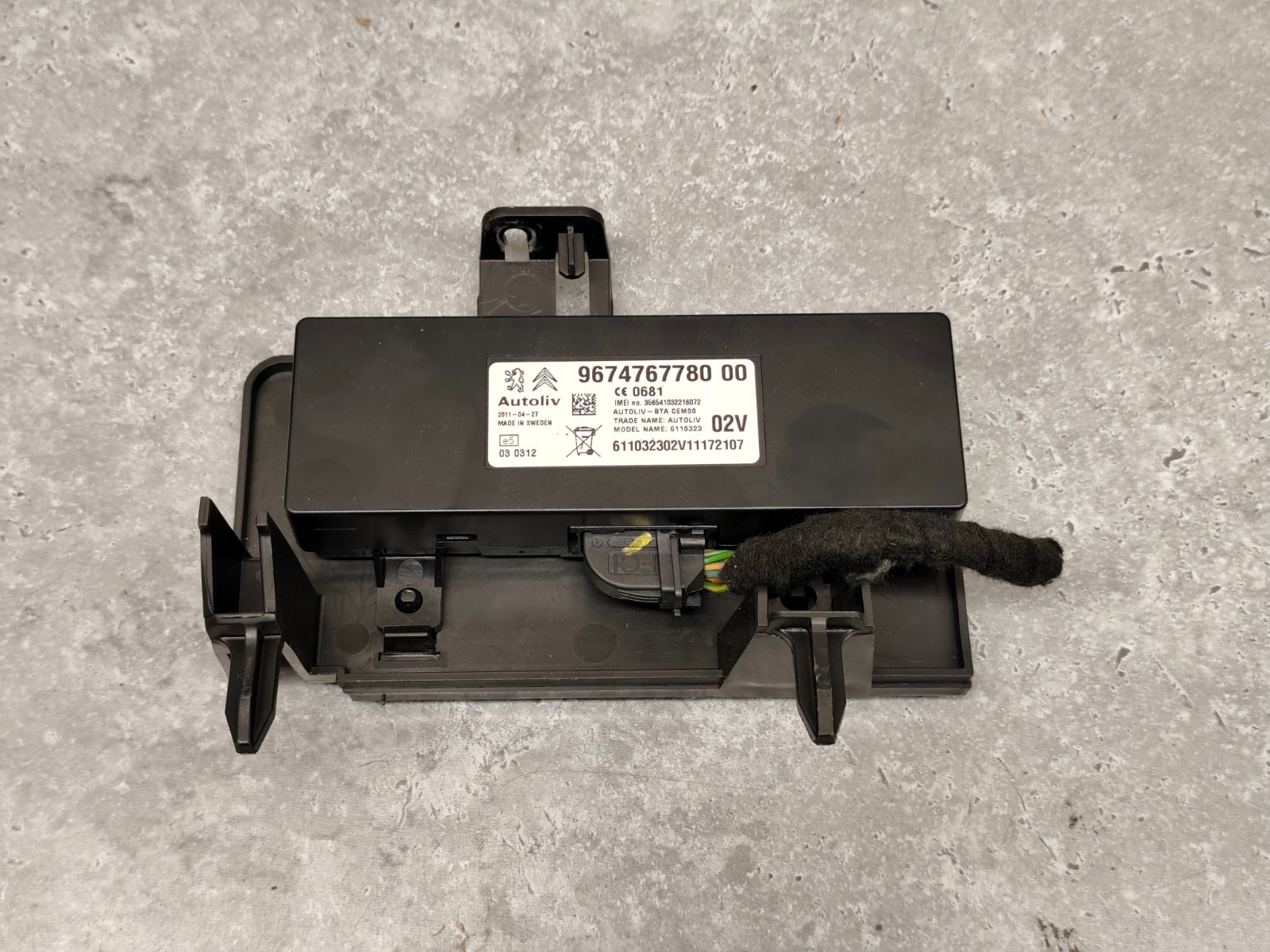 CITROEN DS4 2012 SALOON BLUETOOTH MODULE 9674767780