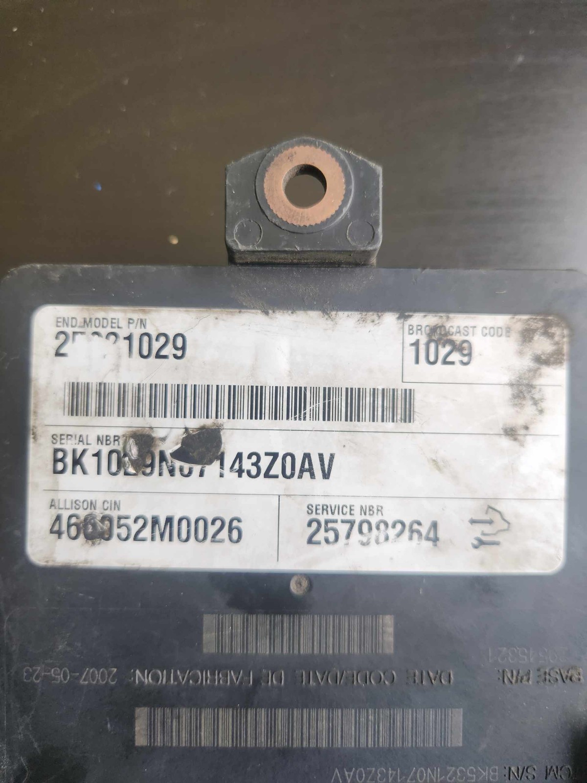 Chassis Brain Box CHEVY SILVERADO 3500 06 07 08 09 25798264