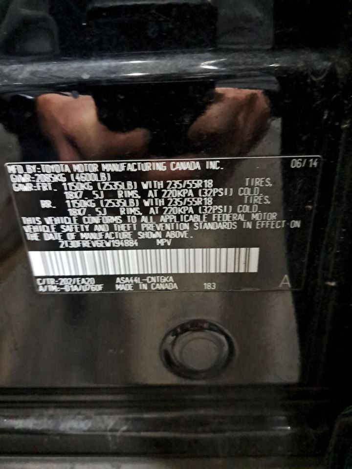 2014 Rav 4 Engine Computer/Module Ecu/Ecm/Pcm Sku#4363237