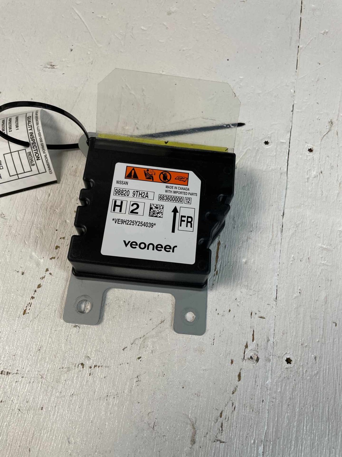 2026 NISSIAN ROGUE OEM AIR SRS BAG CONTROL MODULE UNIT 988209TH2A *NEEDS RESET*