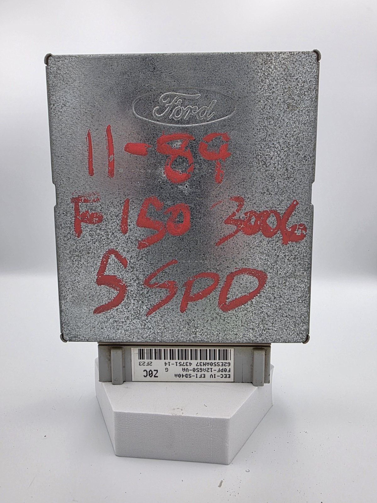 Removed From Running Driving Collision Damaged 1990 F150 F0PF-12A650-VA