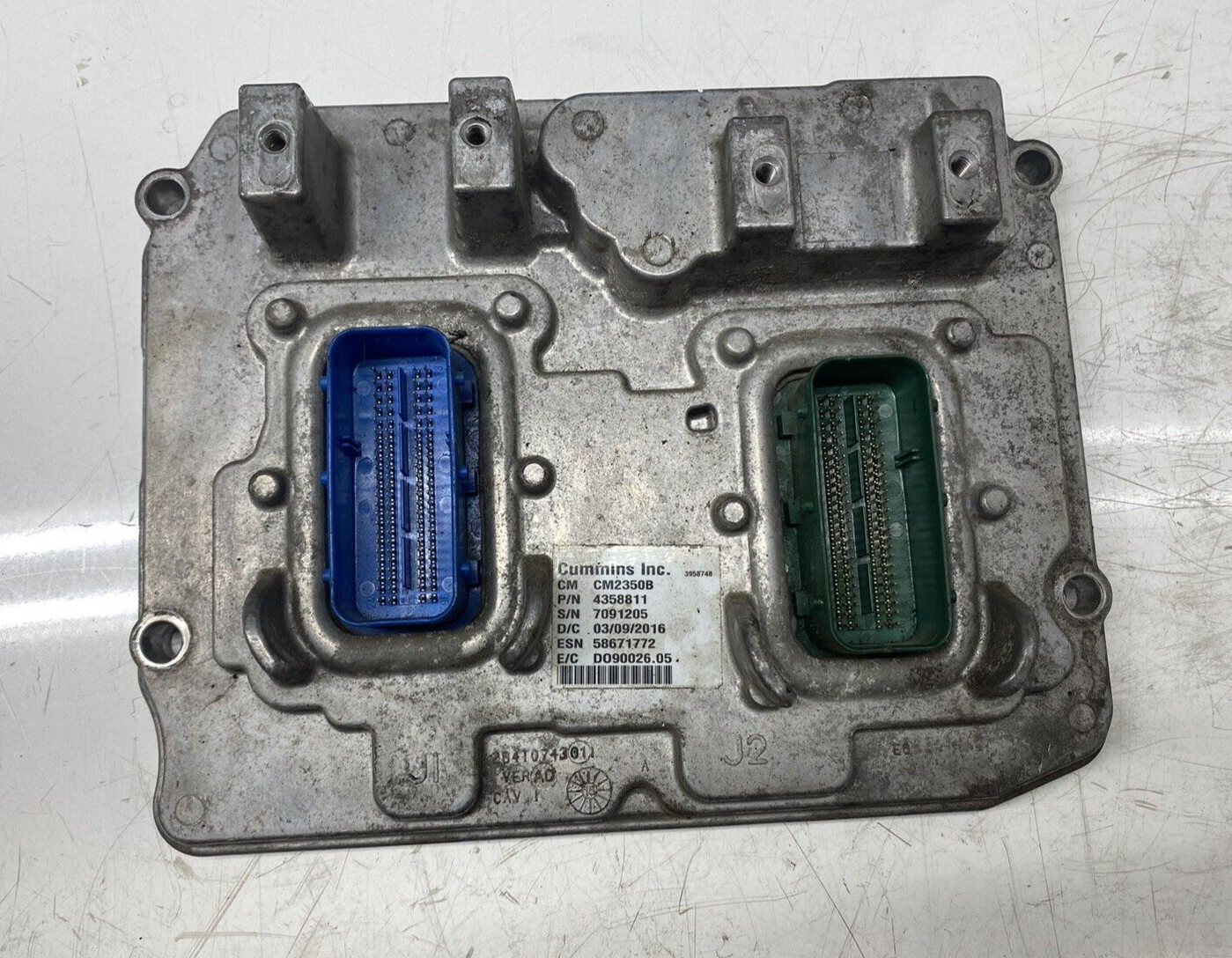 Used OEM 2016-17 Ram 6.7L Cummins Engine Control Module CM2350B ECM ECU 4358811