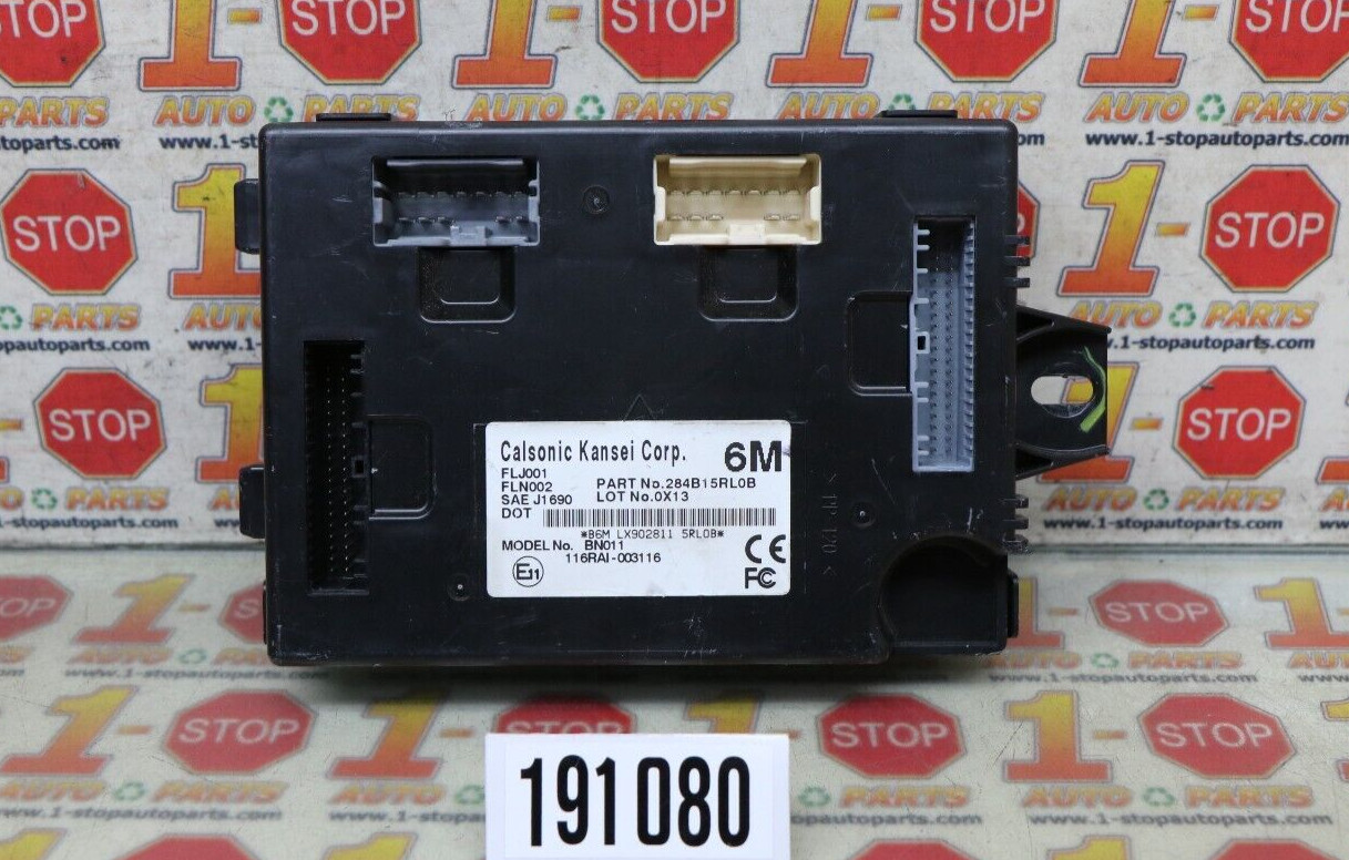 2020 NISSAN KICKS BODY CONTROL MODULE BCM BCU 284B1-5RL0B OEM