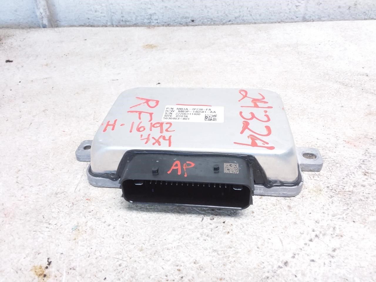 2022 FORD BRONCO TRANSFER CASE CONTROL MODULE OEM PART NUMBER MB3A7P238FA