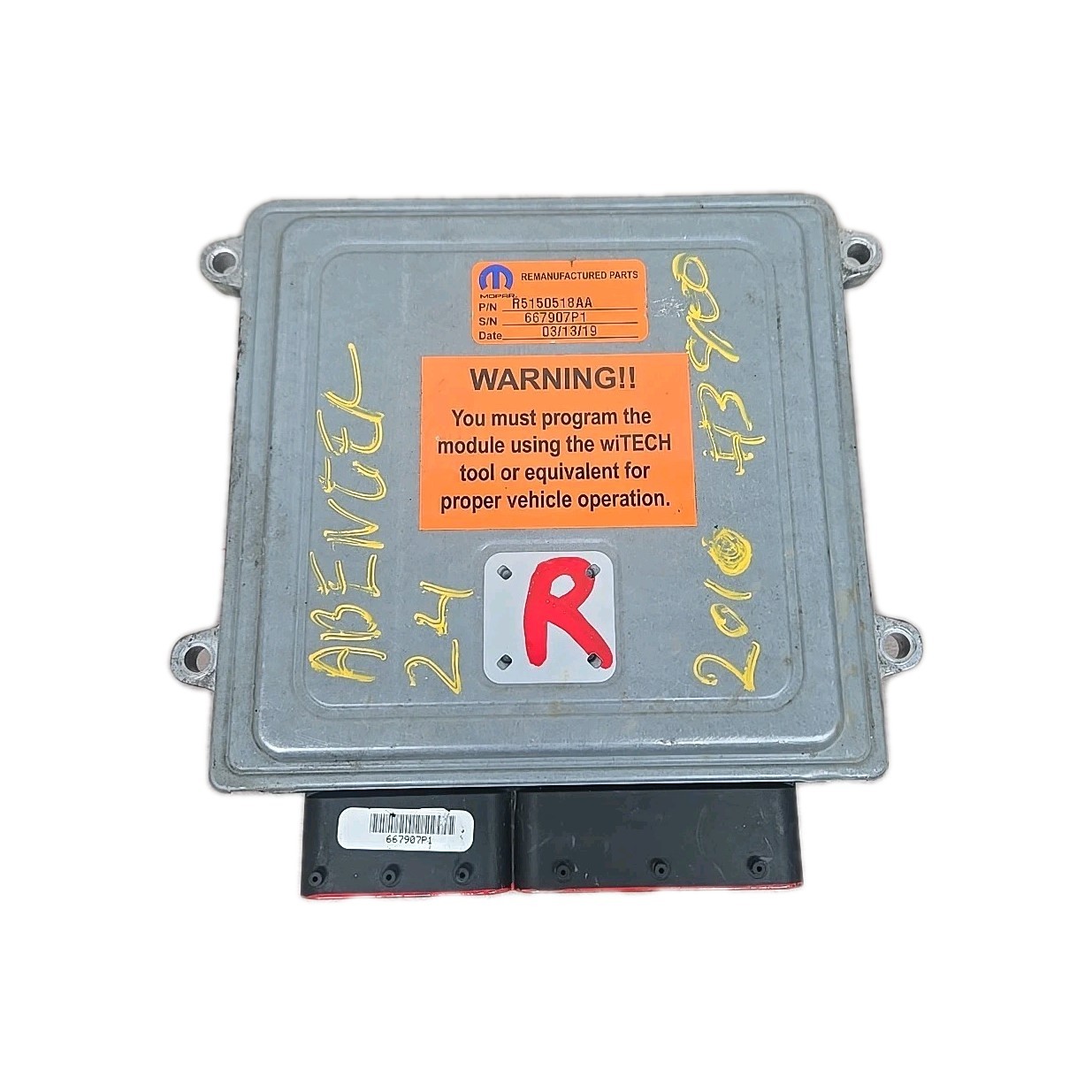 07-10 CHRYSLER SEBRING AVENGER 2.4L R05150518AA ENGINE CONTROL MODULE ECU ECM OE