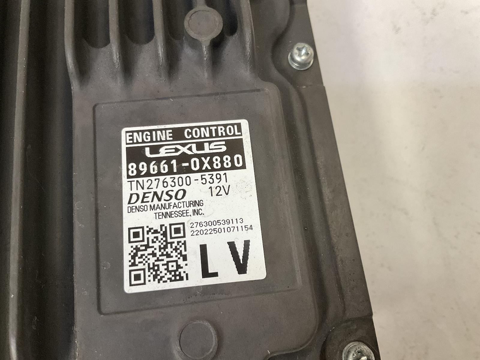 2022 Lexus ES300H ECM Brain Box 896610X880 Factory OEM Replacement Part