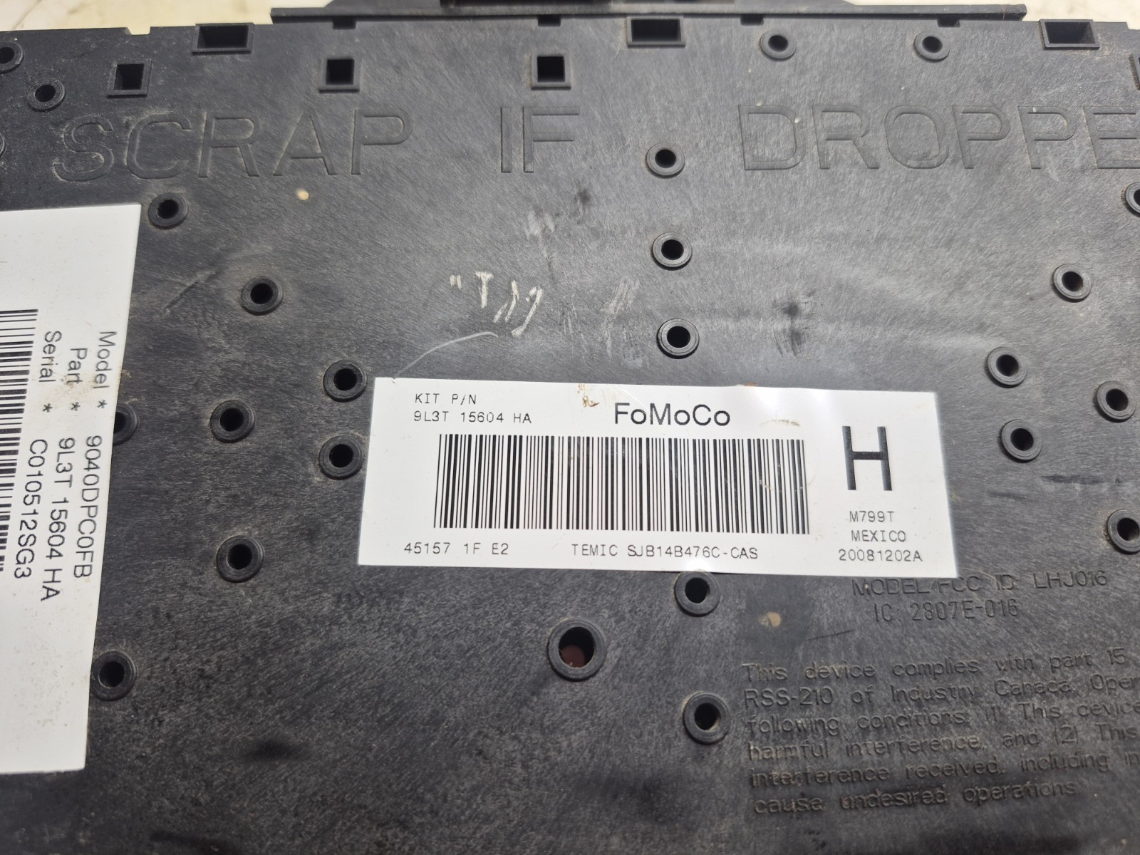 2009 Ford F150 In Cab Interior Fusebox BCM Body Control Module 9L3T-15604-HA