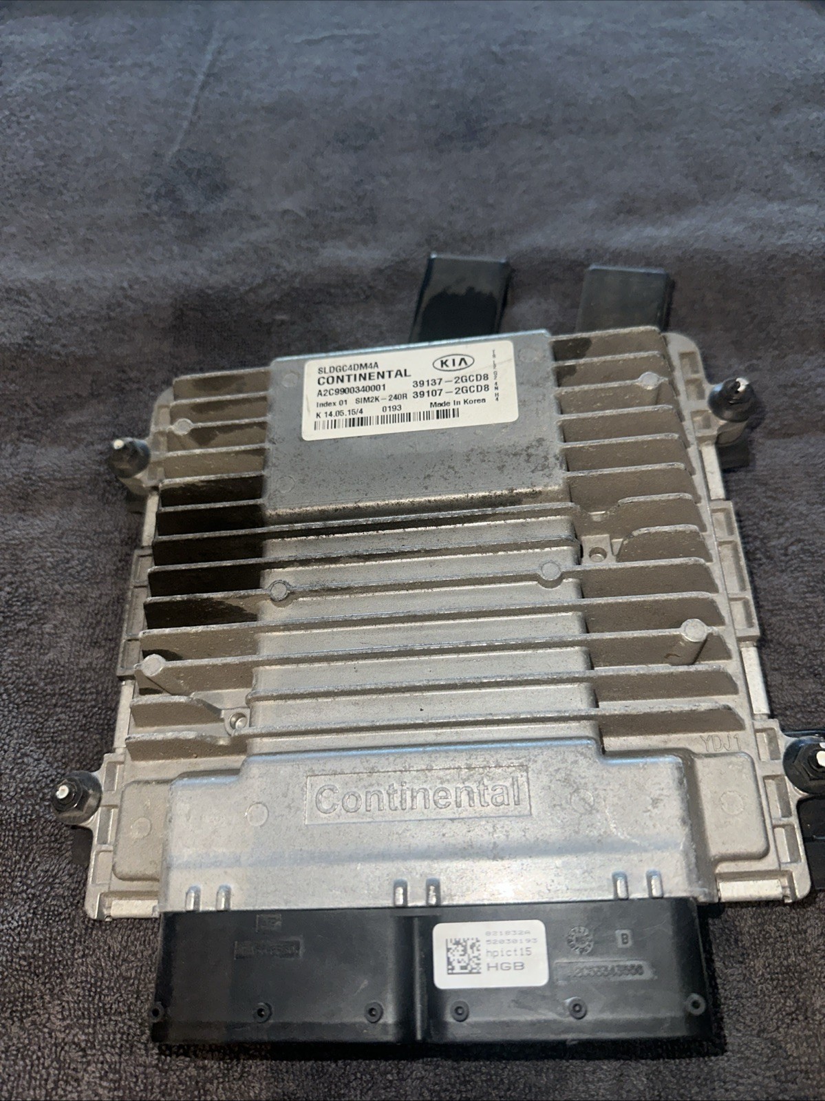 ENGINE COMPUTER KIA SPORTAGE 2014 2015 2016 39107-2GCD8 39137-2GCD8 2.4L ECM OEM