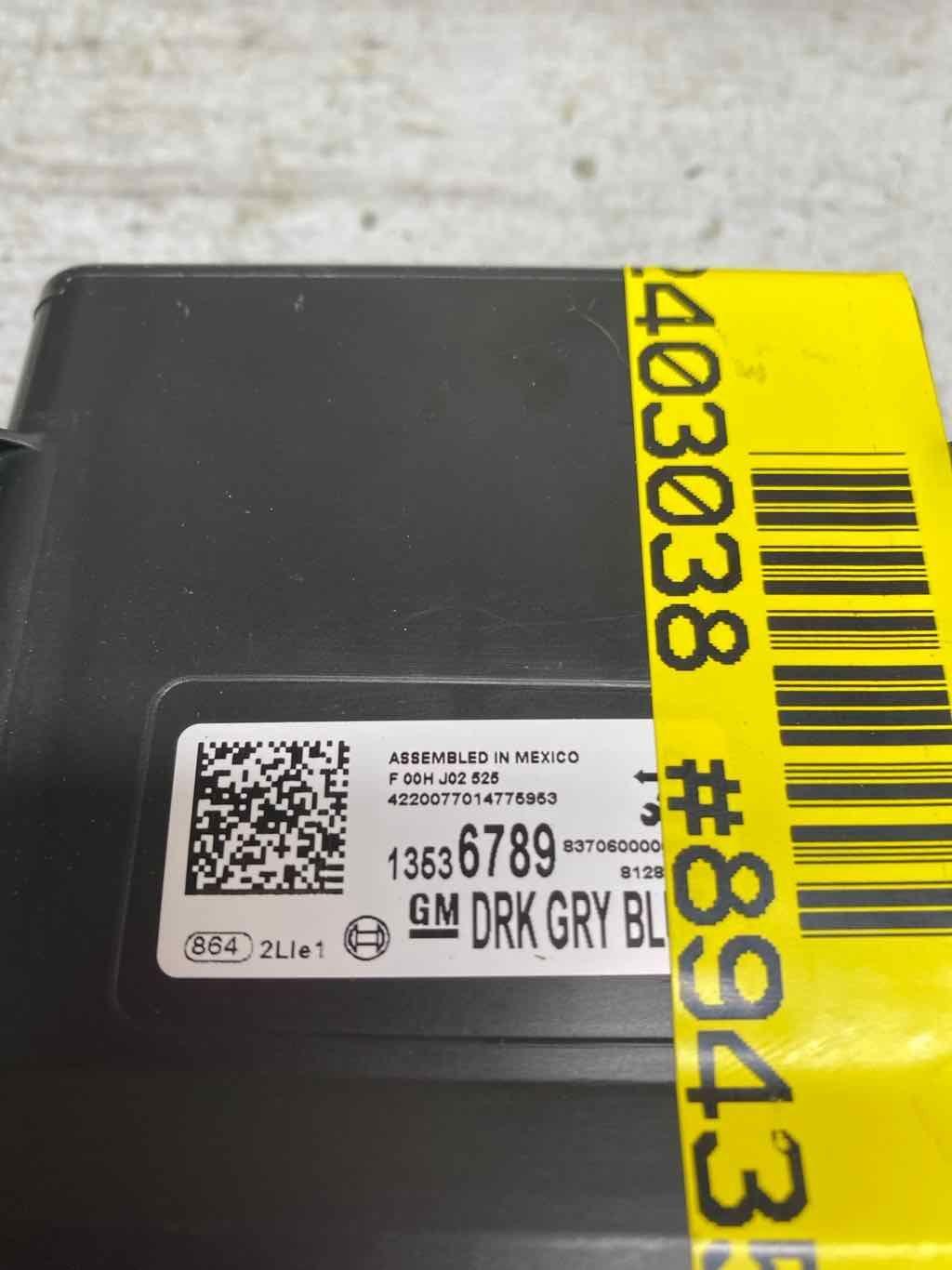 Chevrolet Traverse network gateway 2018 to 2022 control module OEM assy 13536789