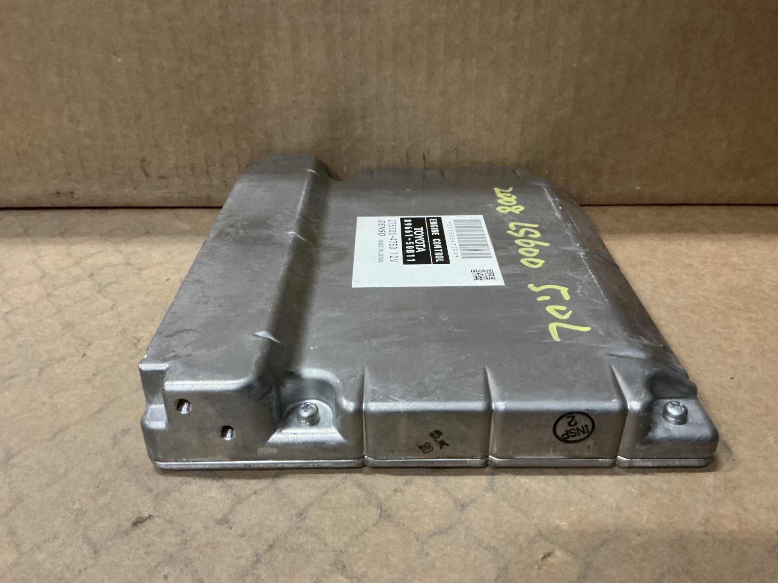 2008 LEXUS LS600H 5.0L ENGINE COMPUTER CONTROL MODULE ECU ECM OEM 89661-50B11