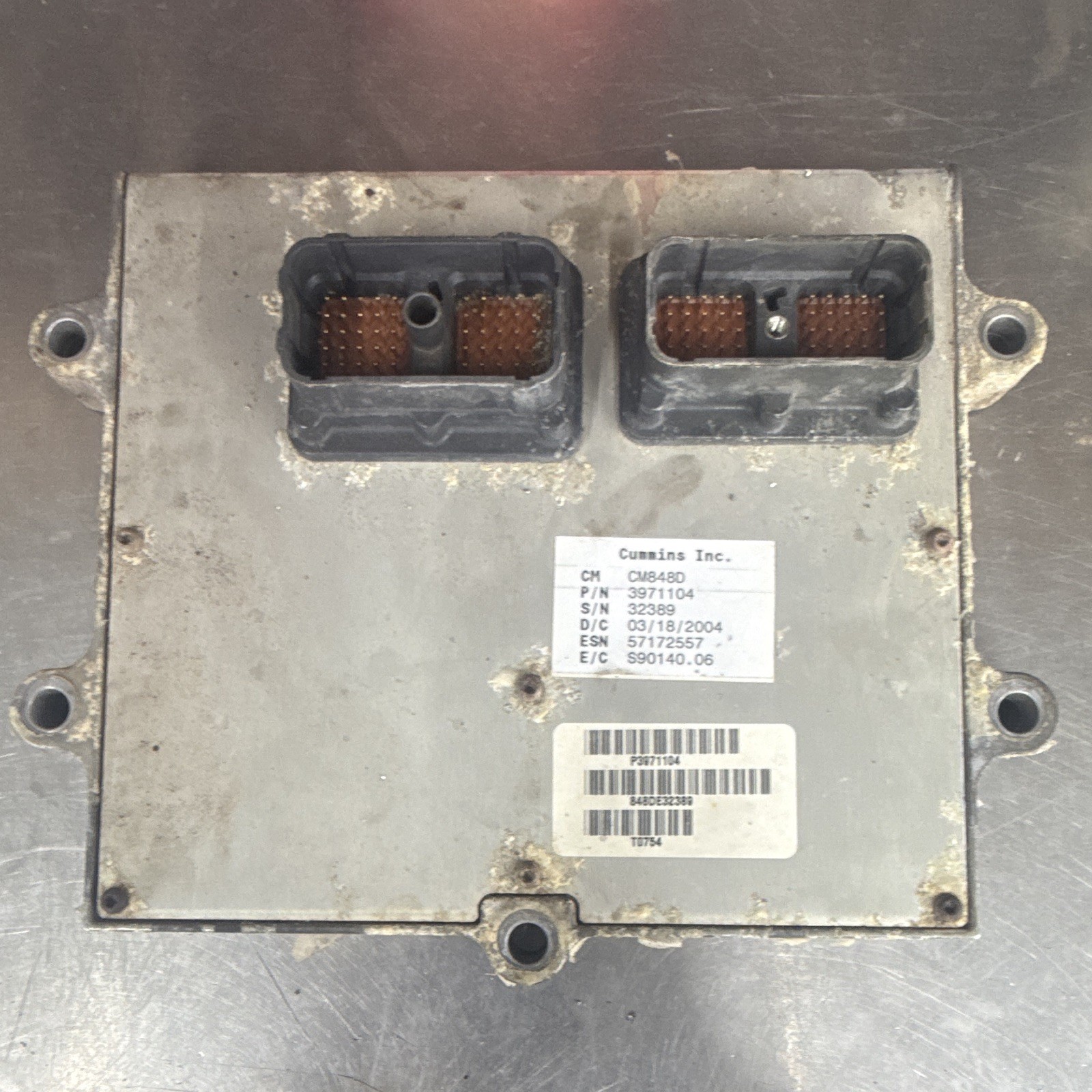 2004.5 Dodge 2500 3500 5.9 Cummins Turbo Diesel ECM CM848D 3971104