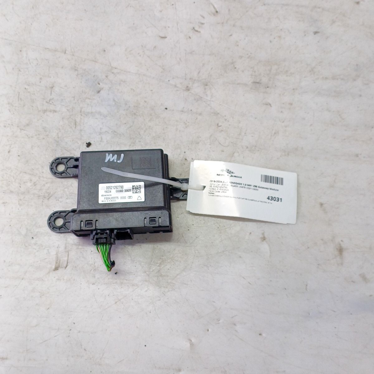2018-2024 JEEP RENEGADE 1.0 MK1 296 Gateway Module 00521262790