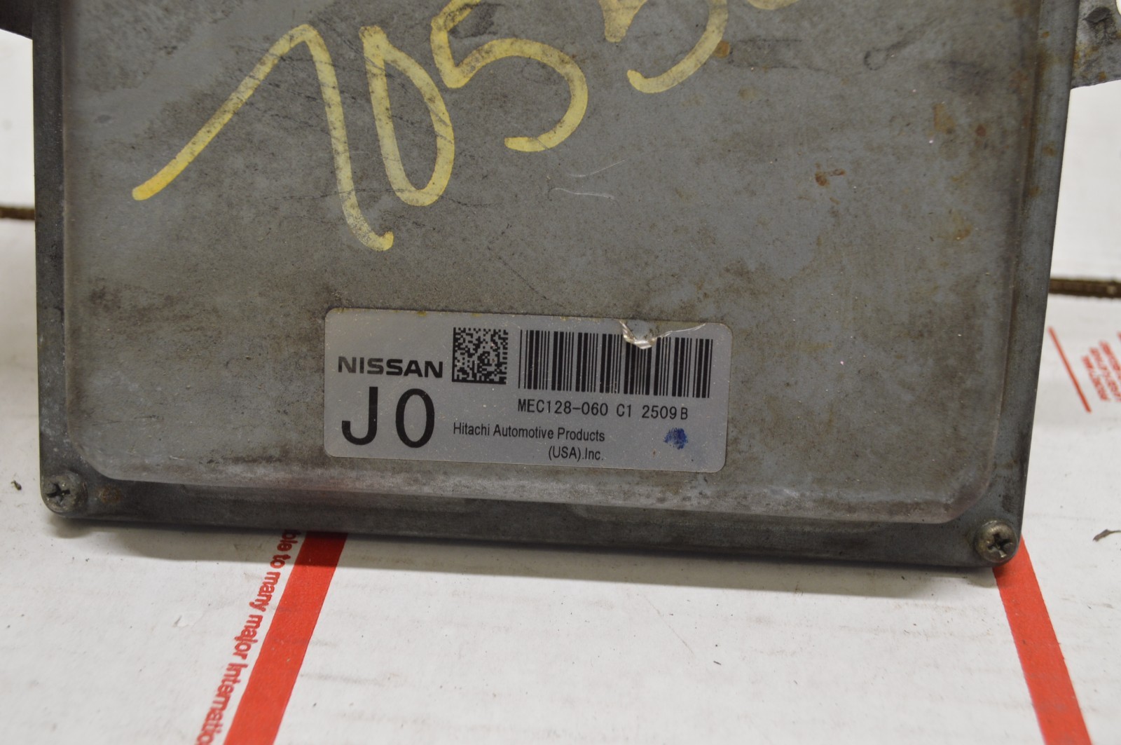 2013 13 Infiniti JX35 3.5L MEC128-060 Engine Control Module Unit Ecm F70 045
