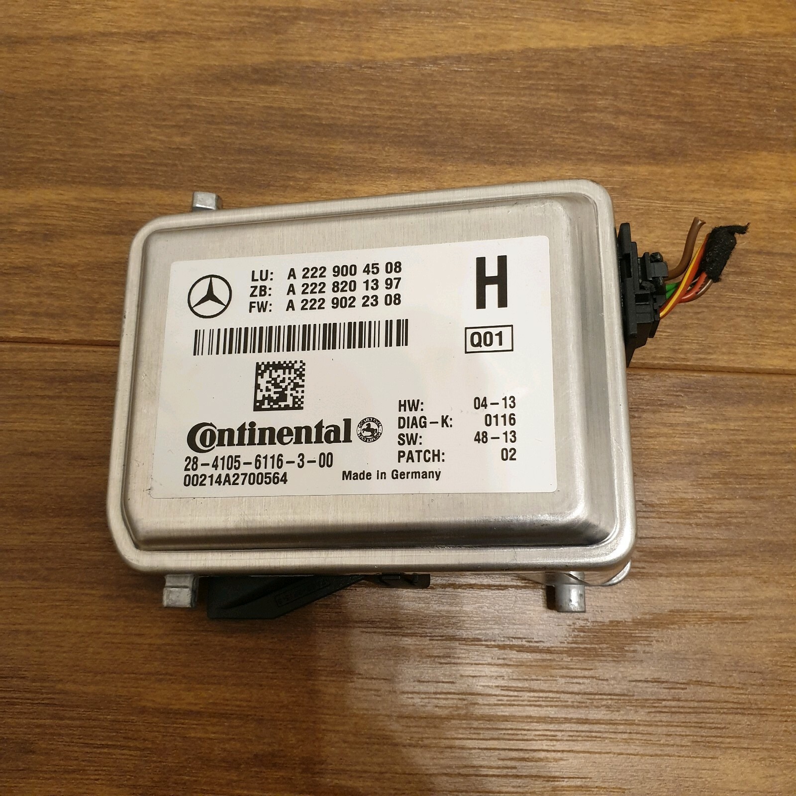 Mercedes Benz W222 S Class Front Windshield Multi Camera, A2229004508