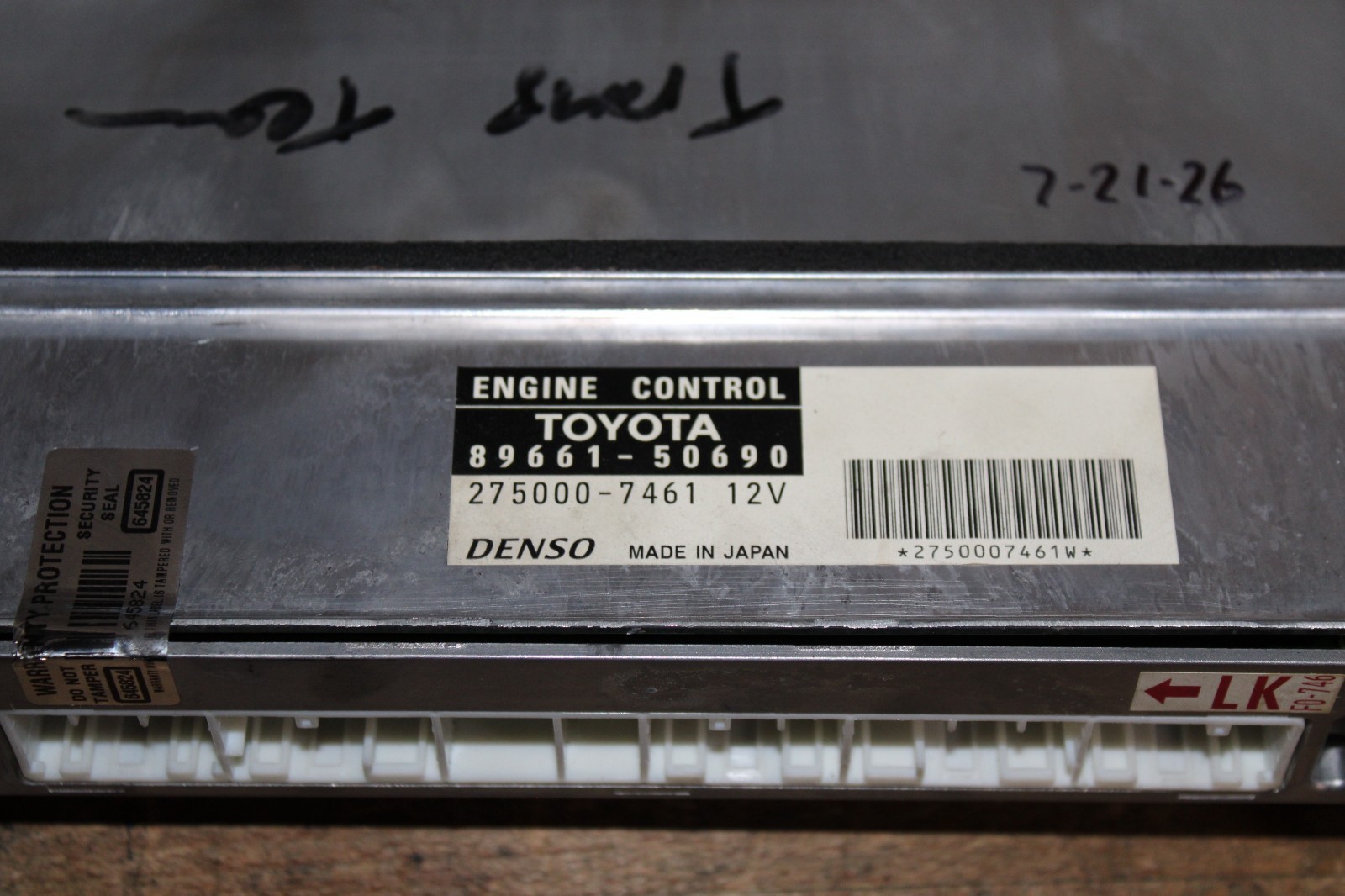 2004 2005 2006 Lexus LS430 Engine Control ECU ECM PCM Module 89661-50690
