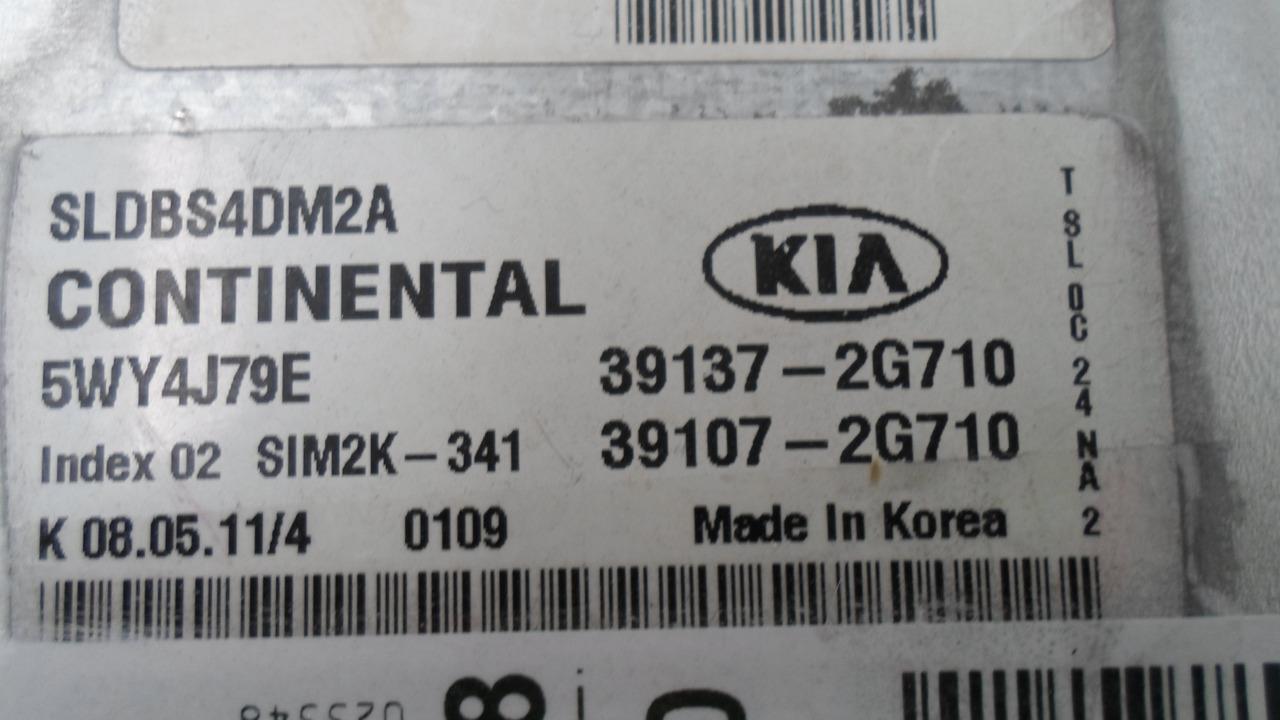 ENGINE COMPUTER KIA SPORTAGE 2010 2011 2012 2013 39107-2G710 39137-2G710 OEM