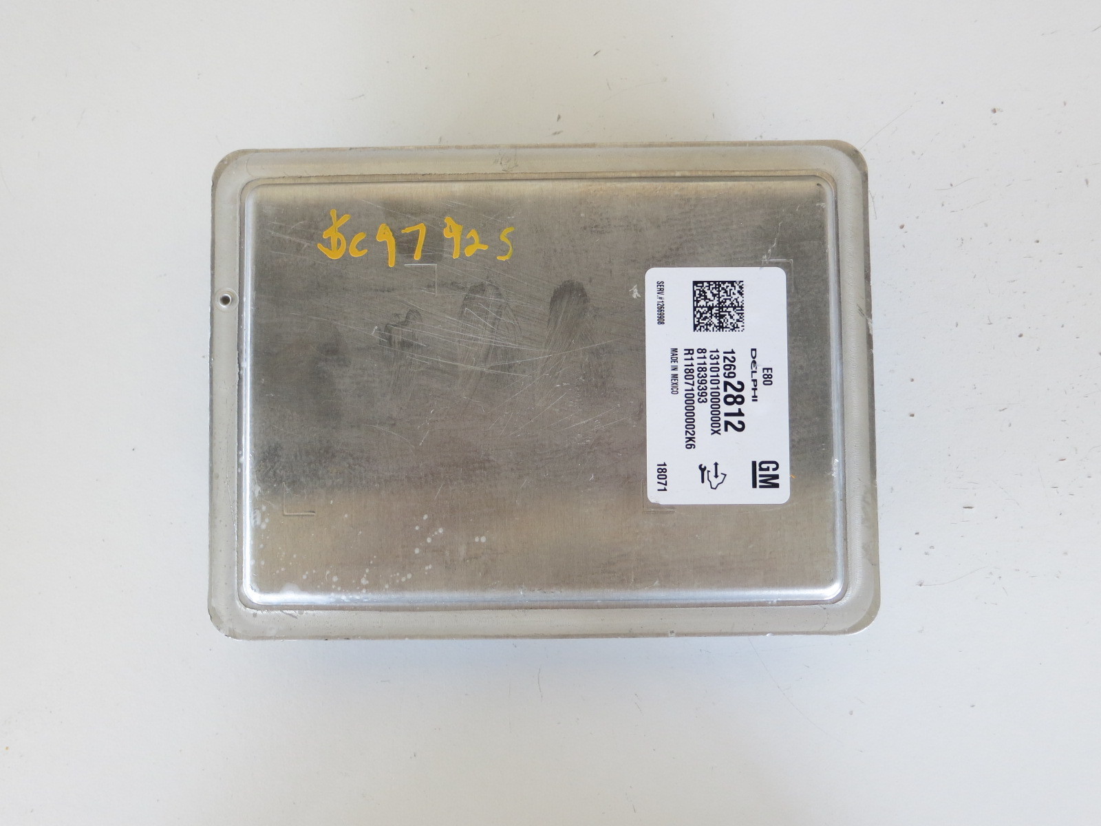 17 Chevy Malibu 12669908 Computer Brain Engine Control ECU ECM EBX Module
