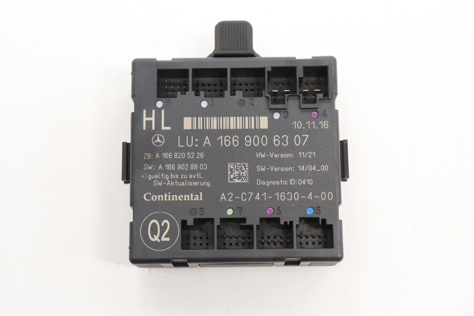 2017 – 2019 MERCEDES GLS450 X166 REAR LEFT DOOR CONTROL MODULE OEM A1669006307