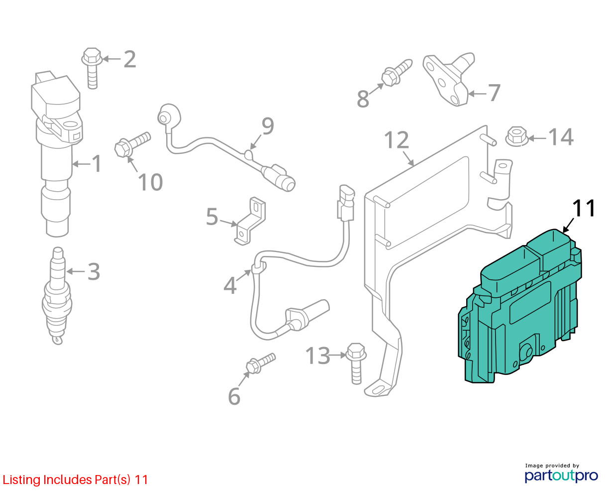 2016 Kia Optima Engine Computer Ecu Pcm Ecm Pcu Oem |39131-2bja0 P0RVU