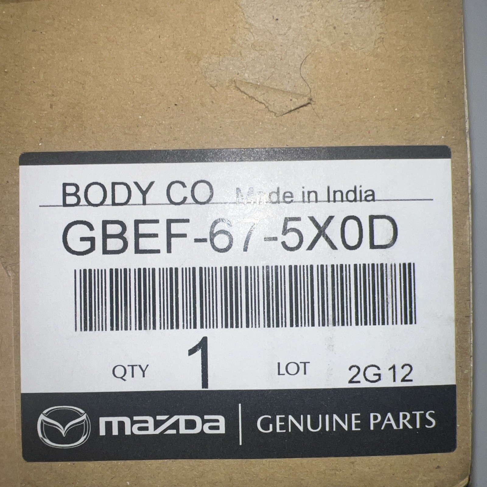 2025 MAZDA CX5 BCM BODY CONTROL MODULE COMPUTER GBEF-675X0D OEM