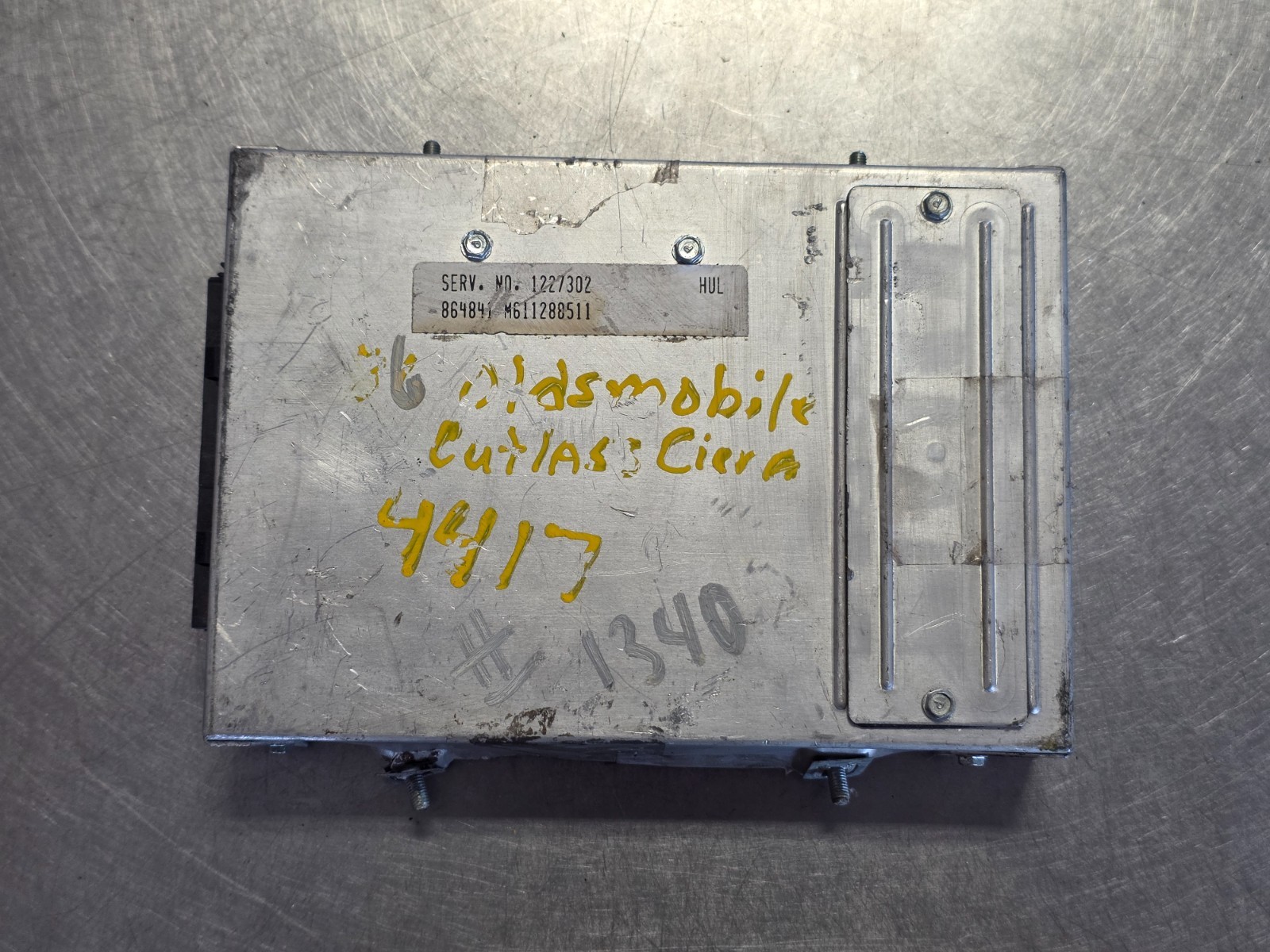 1986 Chevy Pontiac 3.8L ECU ECM Engine Computer Control Module 1227302