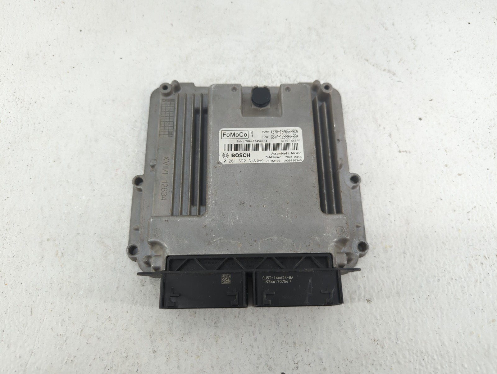 2020-2020 Ford Fusion Engine Computer Ecu Pcm Ecm Pcu Oem Ks7a-12a650-bca GPW4G