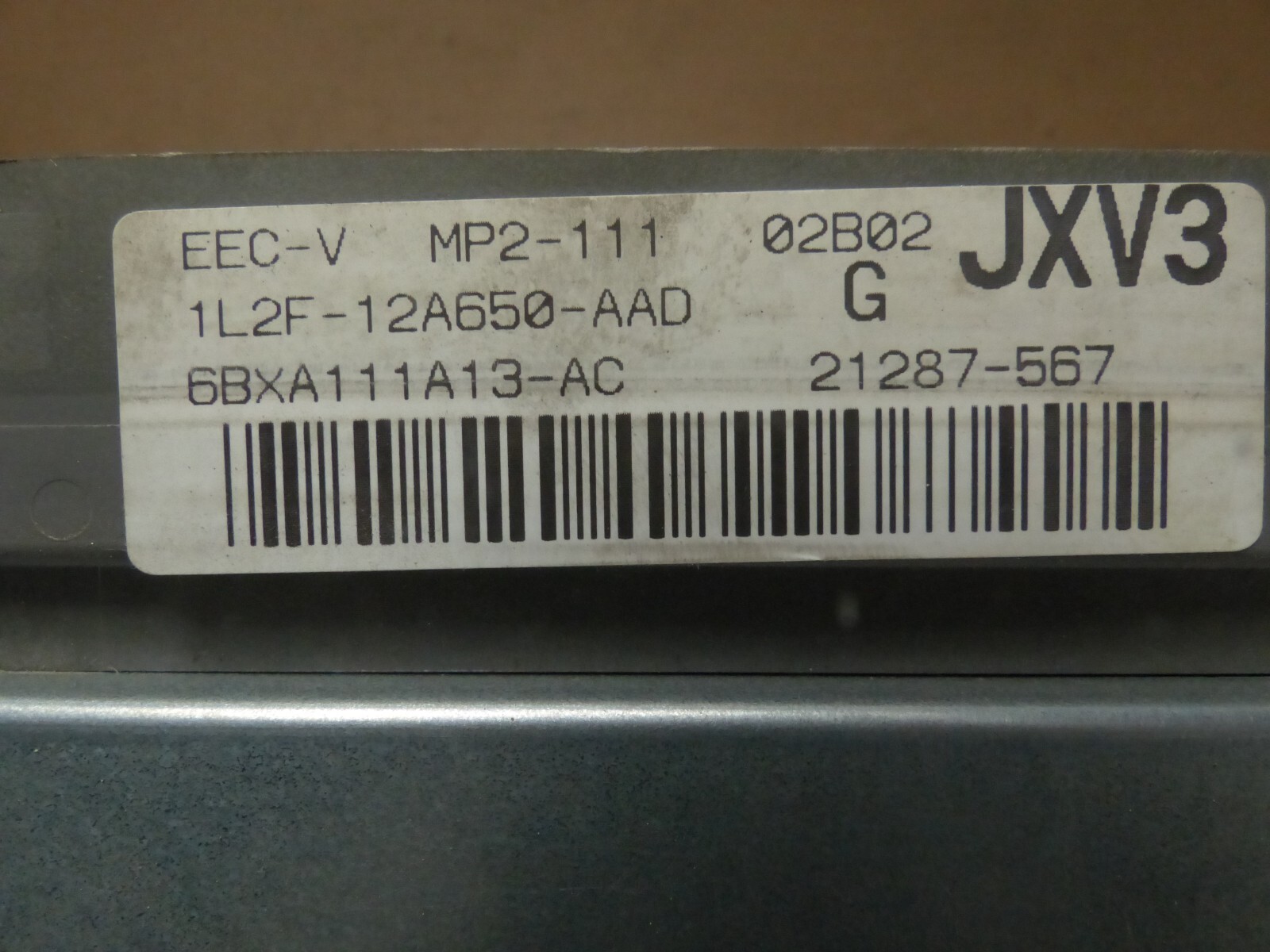 01-02 FORD EXPLORER AT 4DR PCM ECM COMPUTER 1L2F-12A650-AAD