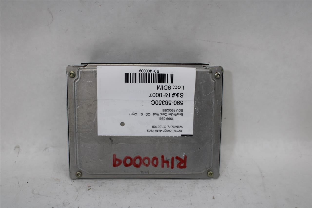 ECU ECM COMPUTER BMW 528I 1998 99 00 7500255 1400009