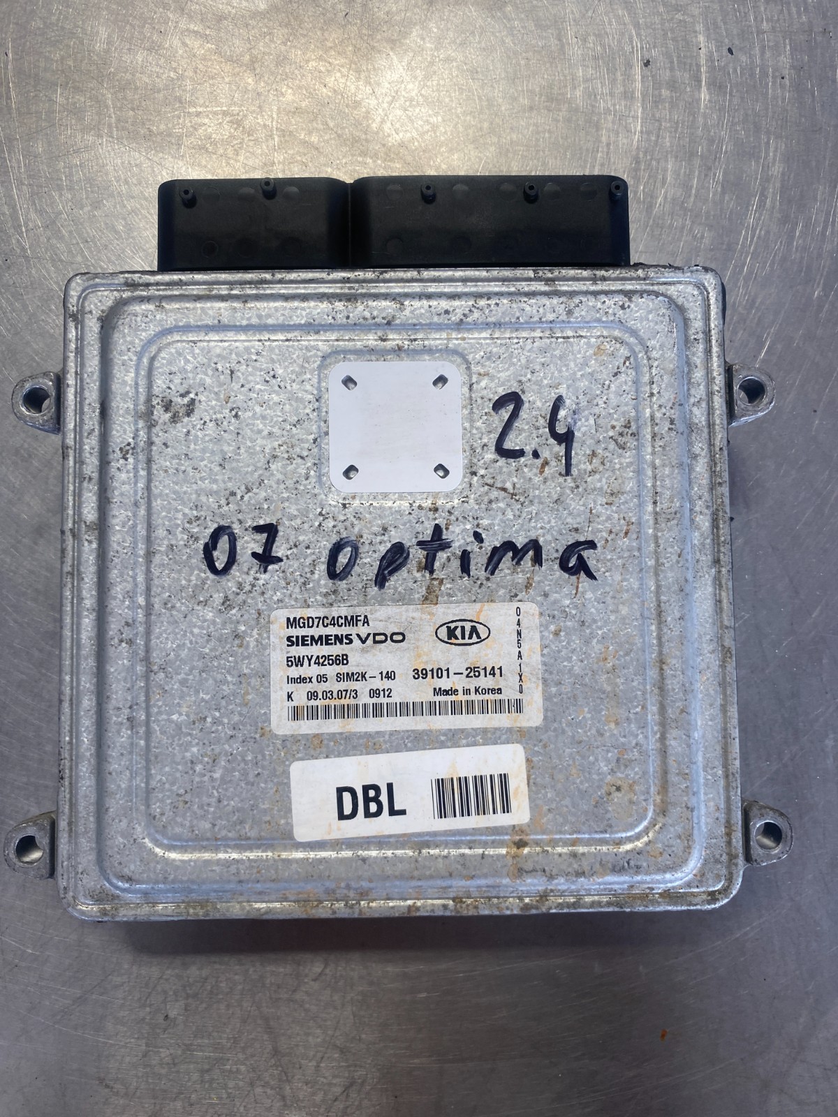 06-08 Kia Optima LX 2.4L AT Engine Computer 39101-25141 Ecm Pcm Ecu Oem