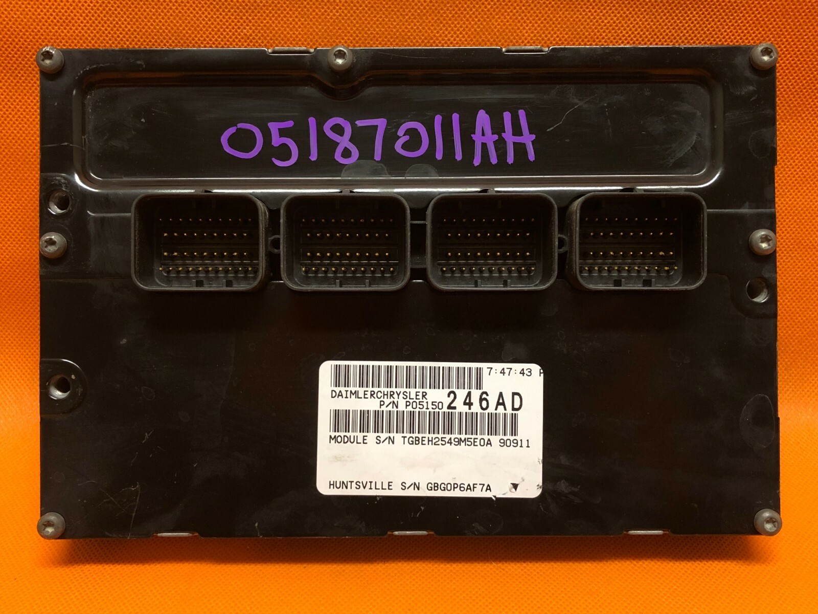 UPDATED VIN PLUG & PLAY 08 300 CHARGER ECM ECU COMPUTER PCM 2.7 V6 56029011AH