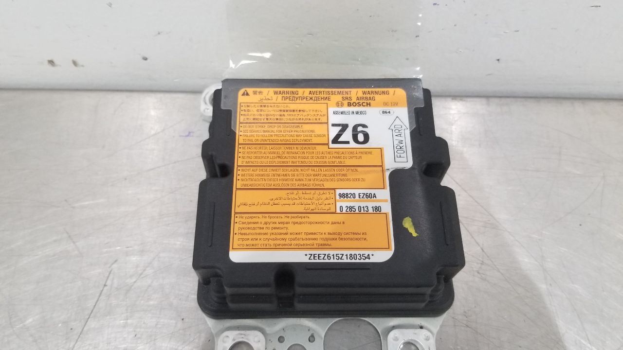 16 NISSAN TITAN XD 5.0L SRS CONTROL MODULE 98820EZ60A