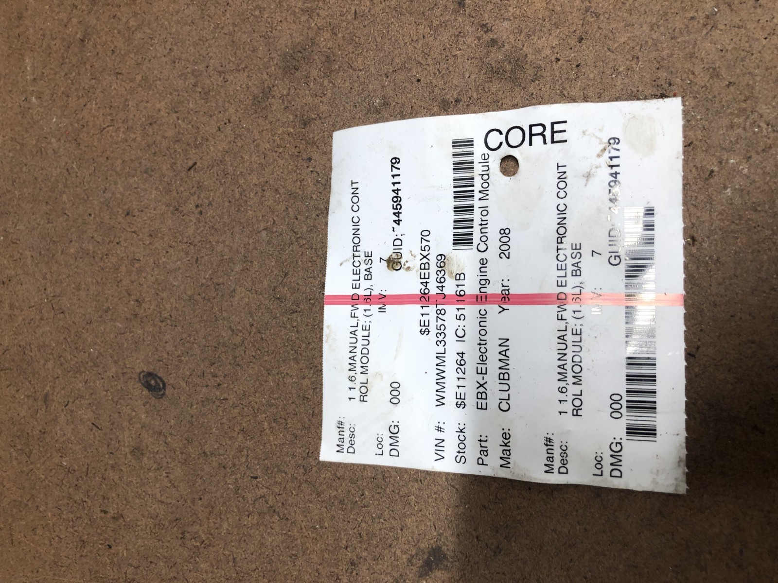 2008 MINI Cooper Clubman Engine Control Module Computer ECM 0261S04364 w/ Plugs
