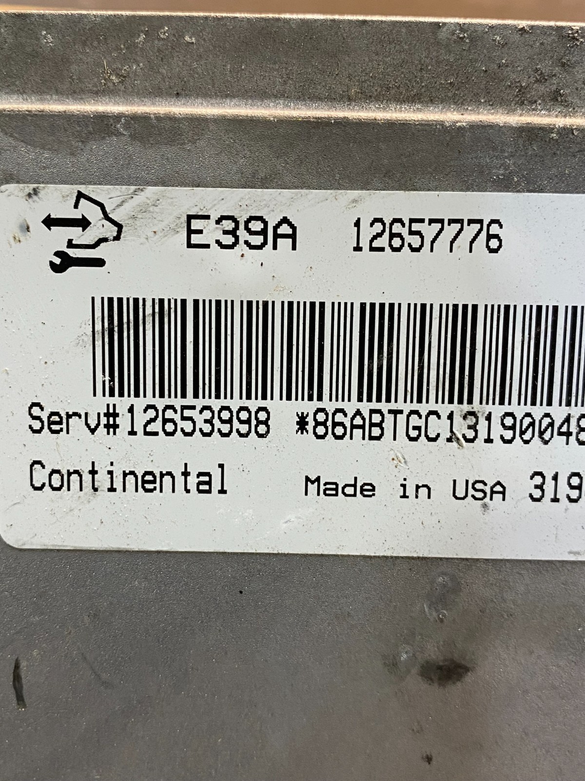 2012 GMC Acadia Traverse Engine Control Module ECM ECU 12657776 ad3475 DG