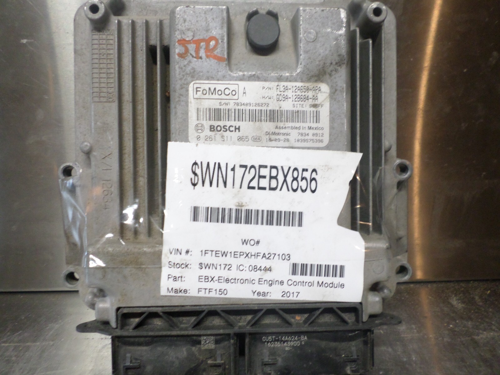2015-2017 Ford F150 2.7L Turbo Engine Control Module ECM OEM FL3A-12A650-APA *J