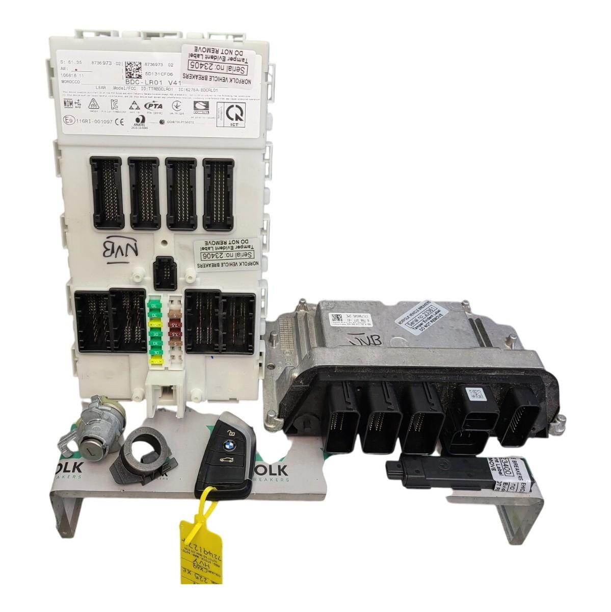 BMW F45 225XE PHEV 1.5 AUTO ECU/LOCK SET+ KEY *669 9798377