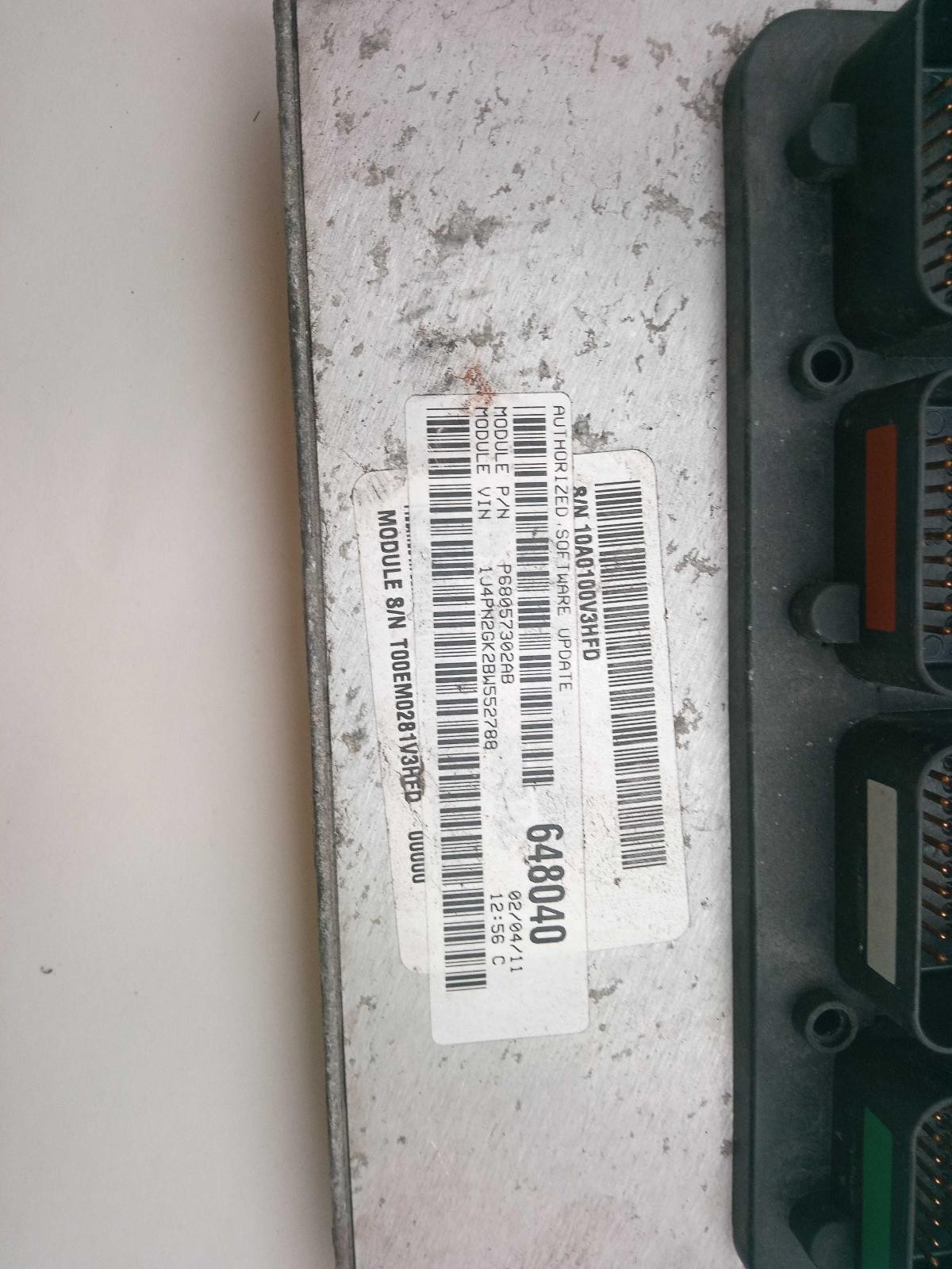 Used Engine Control Module (ECM) fits: 2011 Jeep Liberty Electronic Control Modu
