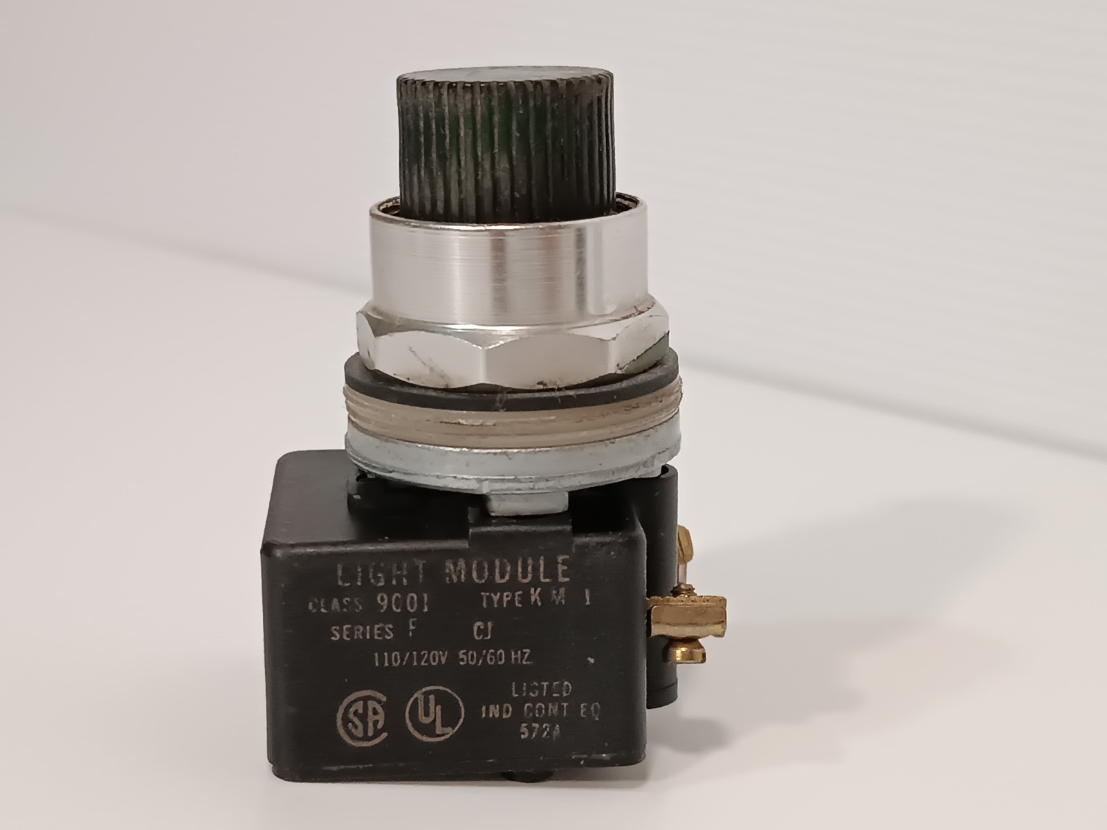 Two pilot light modules/ assemblies, includes Schneider 9001-KM-1, as shown