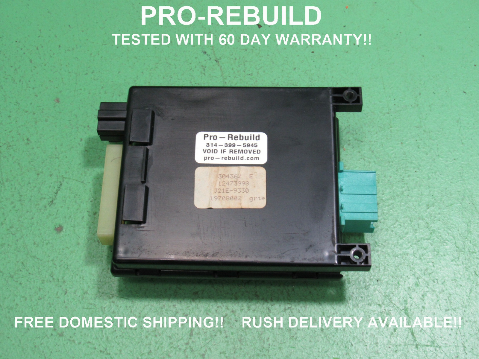 12473998 SILVERADO YUKON TAHOE SIERRA POWER SEAT CONTROL MEMORY MODULE TESTED