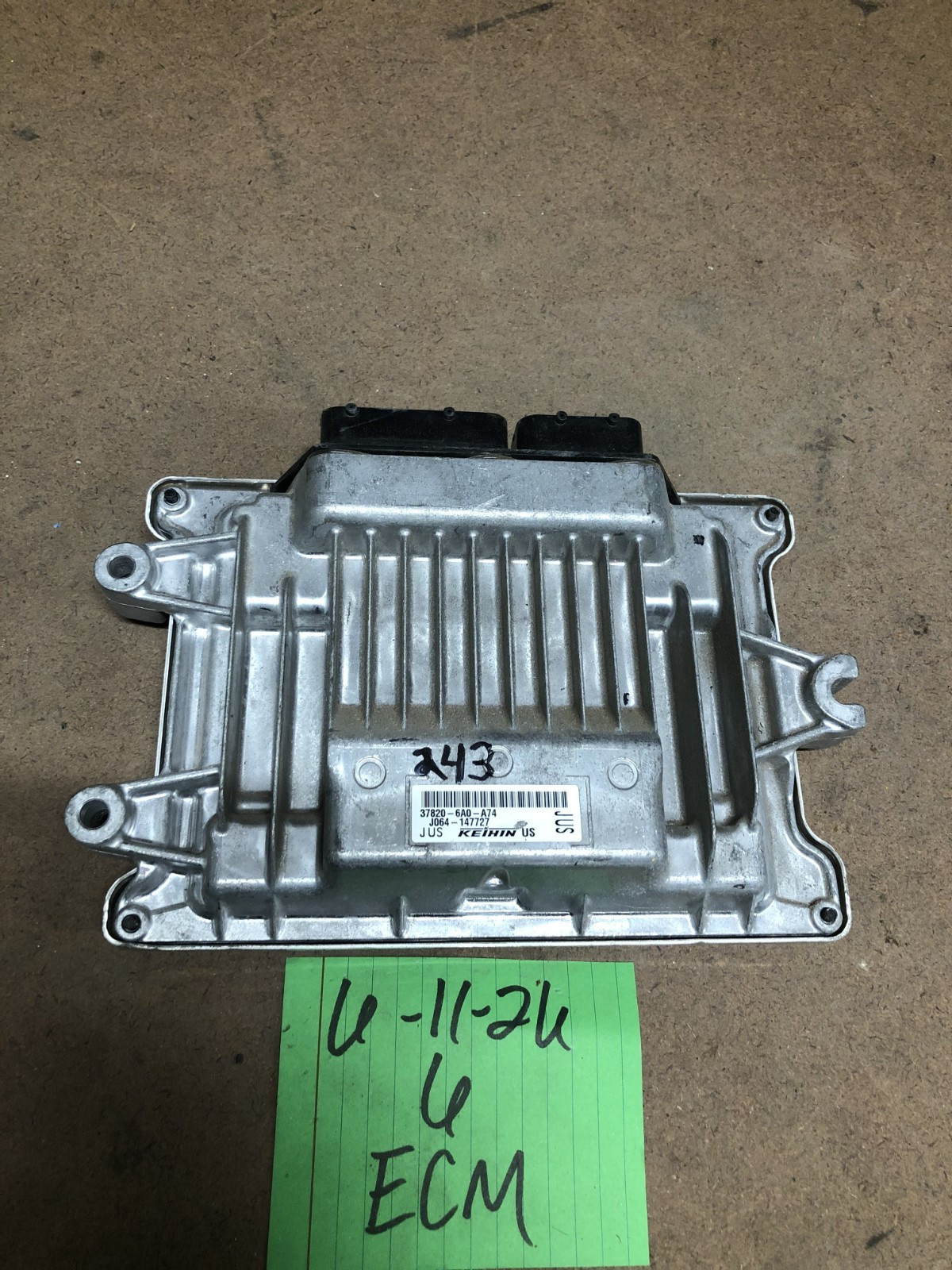 2018 2019 Honda Accord EXL 1.5L Engine Computer Control Module OEM 378206A0A74