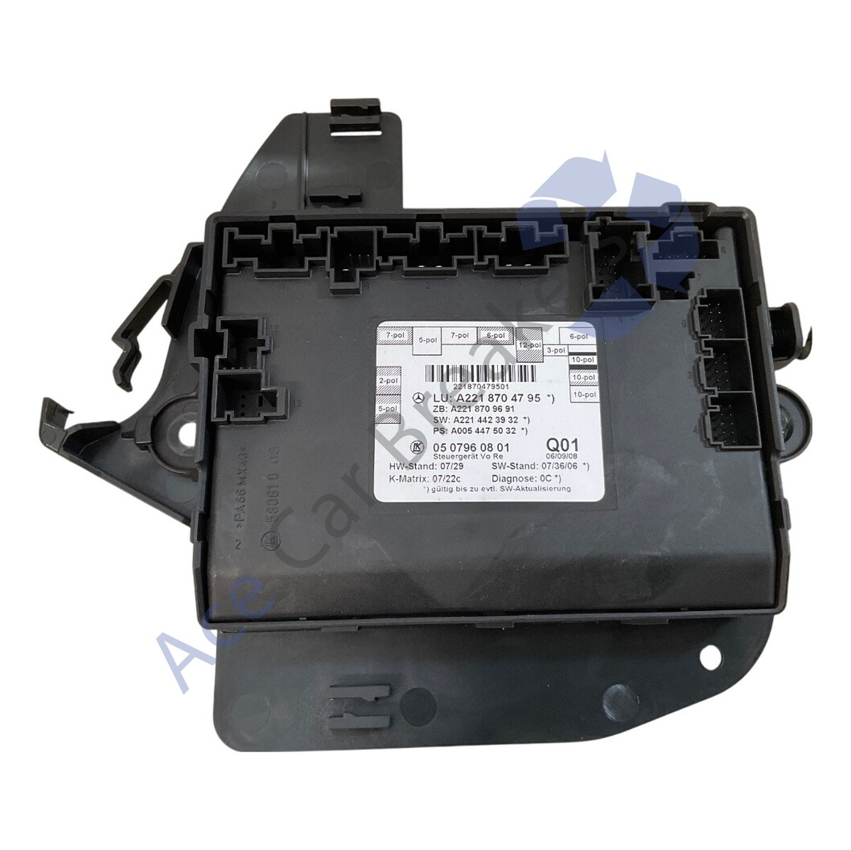 Mercedes-Benz S Class W221 06-09 Door Control ECU Module Front Left A2218704795