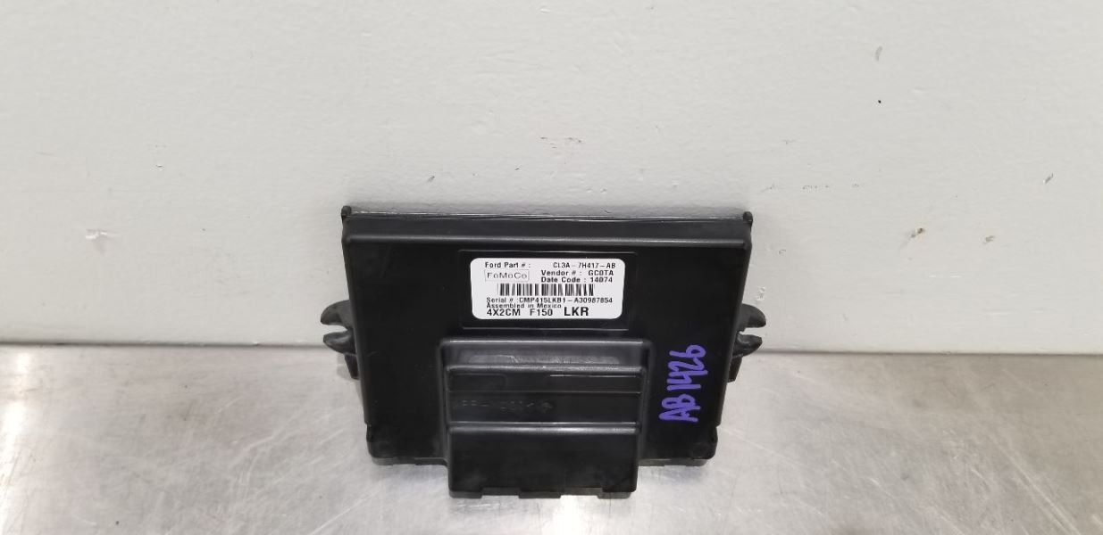 14 FORD F150 DIFFERENTIAL LOCK MODULE CL3A7H417AB