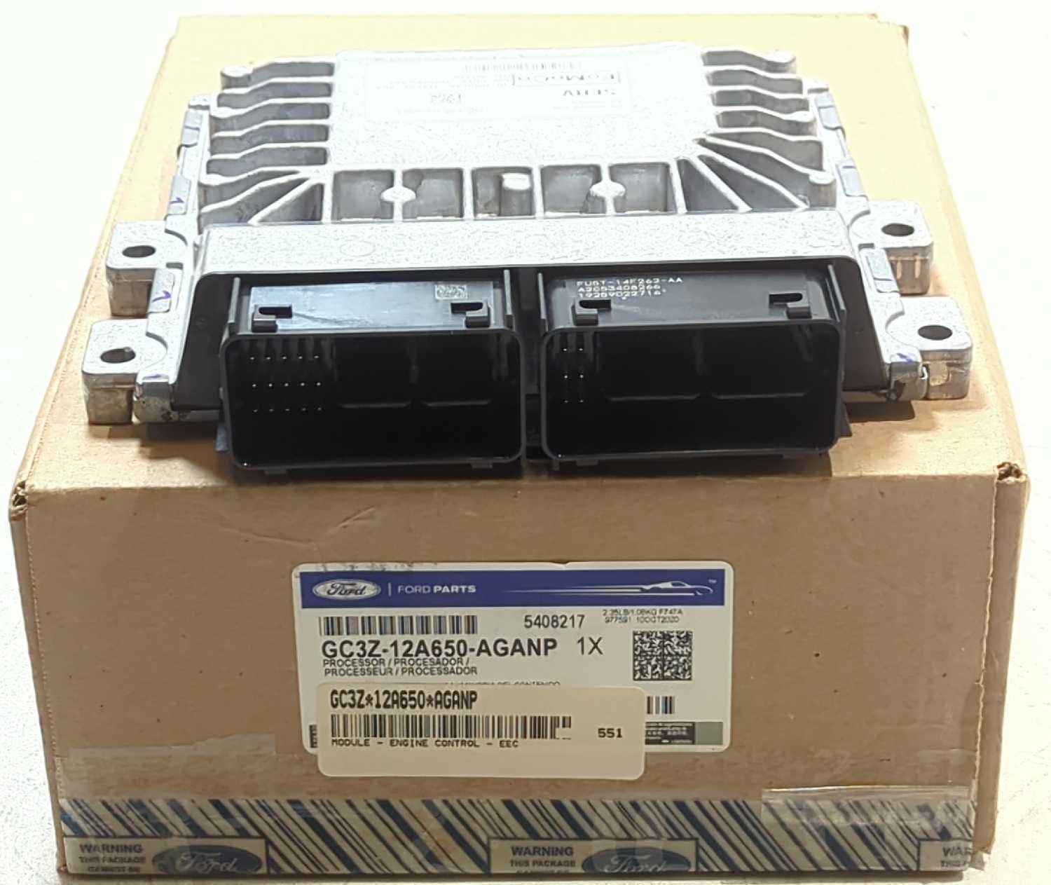 New OEM genuine Ford ECM 2017-2019 Super Duty 2.6 gas GC3Z-12B650-AGANP in box