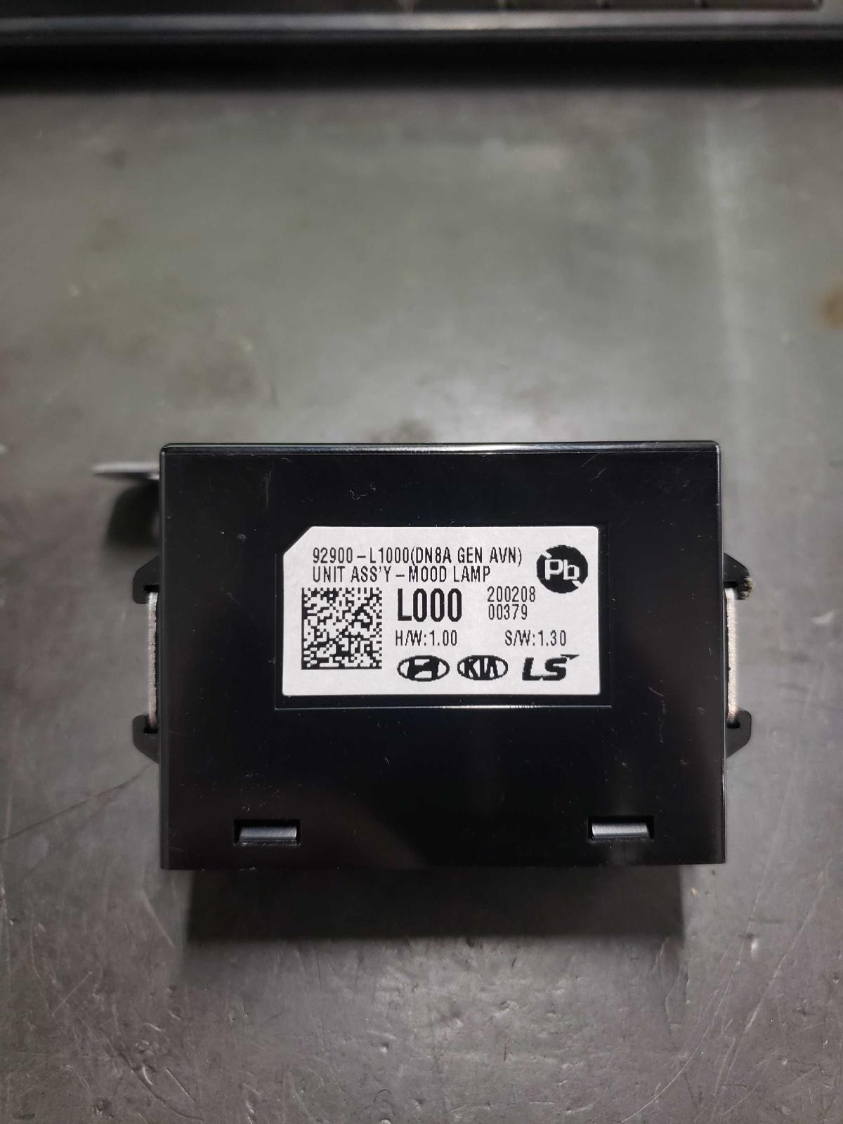 21 22 SONATA Ambient Interior Lighting Control Module ID# 92900L1000