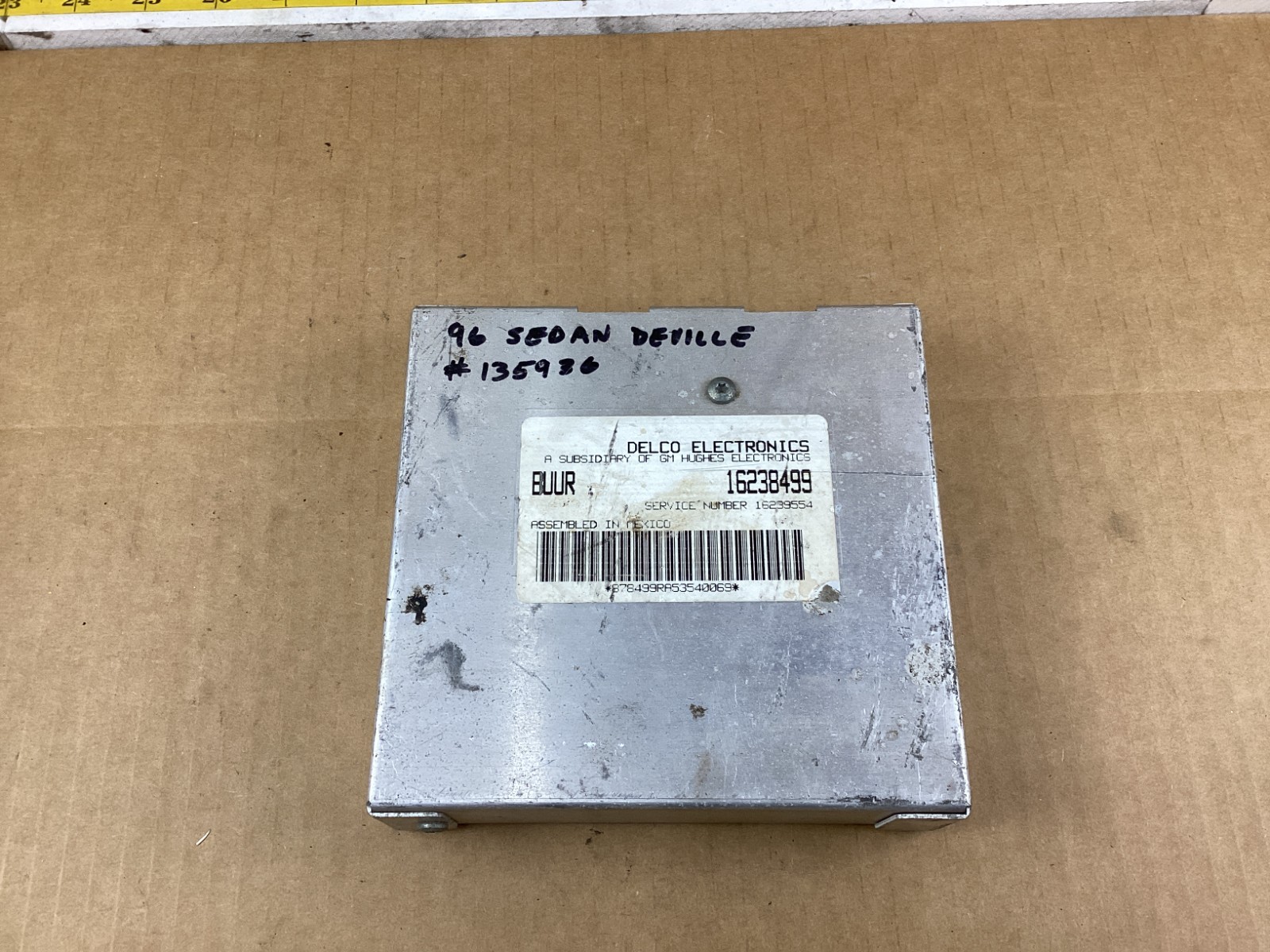1995 – 1997 Cadillac DeVille Body Control Module BCM 16238499 OEM