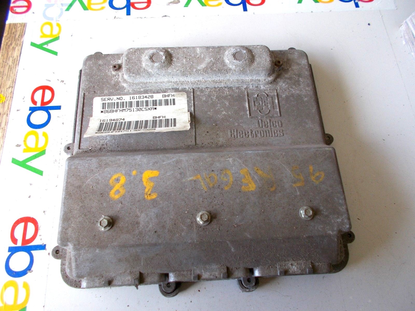 95 Buick Regal ENGINE CONTROL MODULE 16183428 BHFH FREE SHIPPING 30 DAY WARRANTY