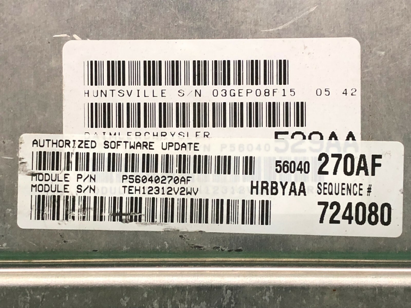 PROGRAMMED PLUG & PLAY 01 RAM TRUCK 5.2 ECM ECU CONTROL MODULE PCM 56040270AF